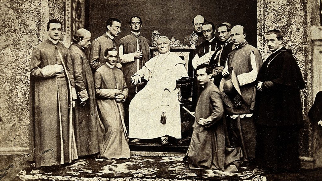 Pope Pius IX and his court