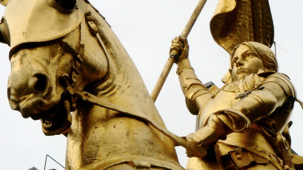 Joan of Arc statue in Paris