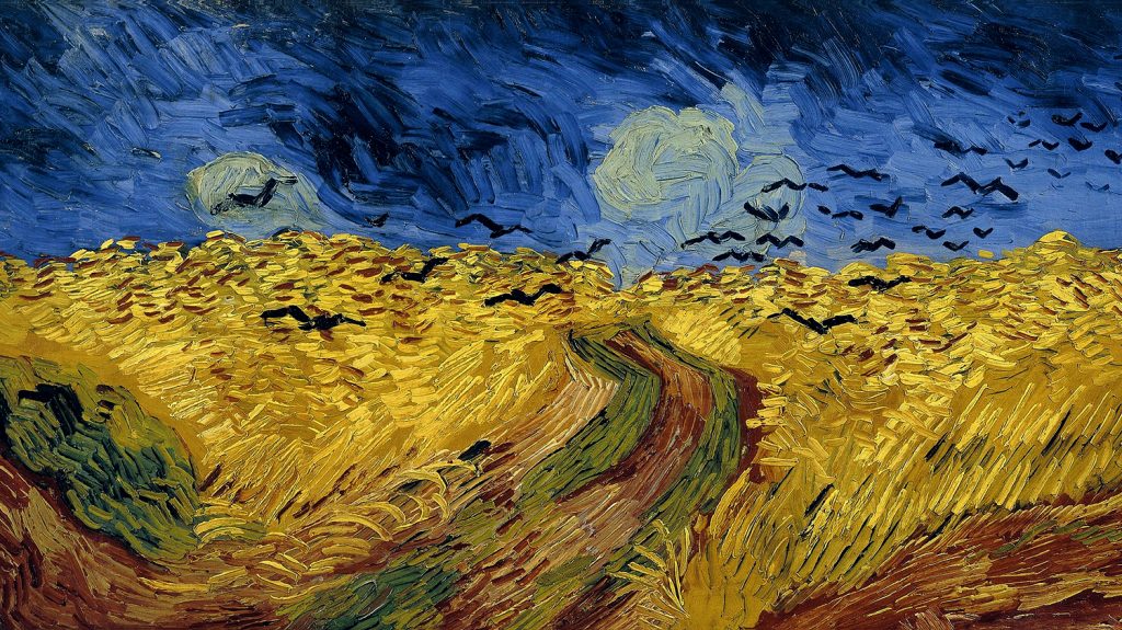 Van Gogh painting of wheat fields