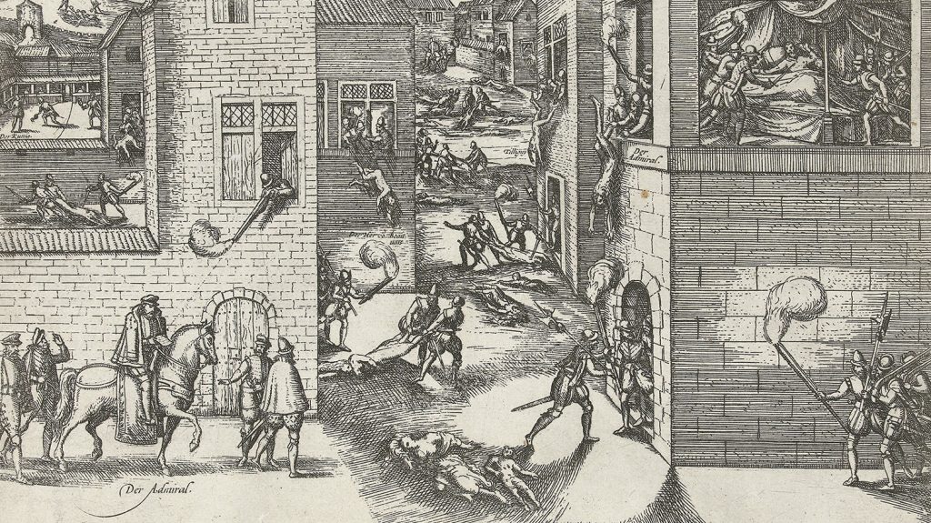 Engraving of the St Bartholomew's Day massacre