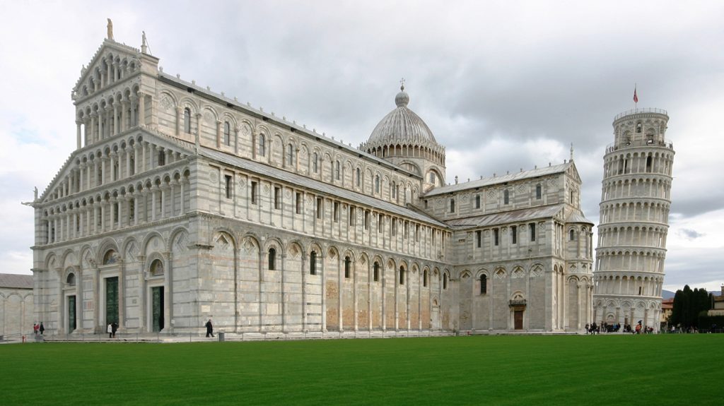 Cathedral and tower of Pisa