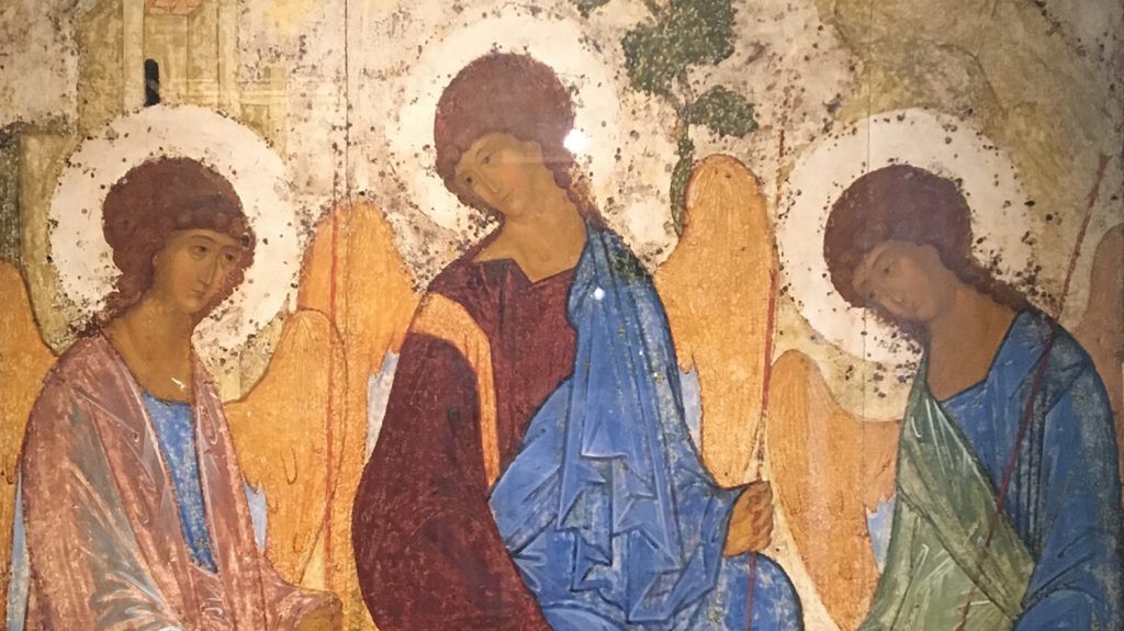 Icon of the Holy Trinity by Andrei Rublev