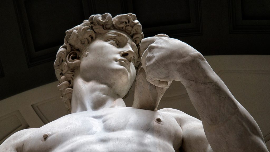 Michelangelo statue of David